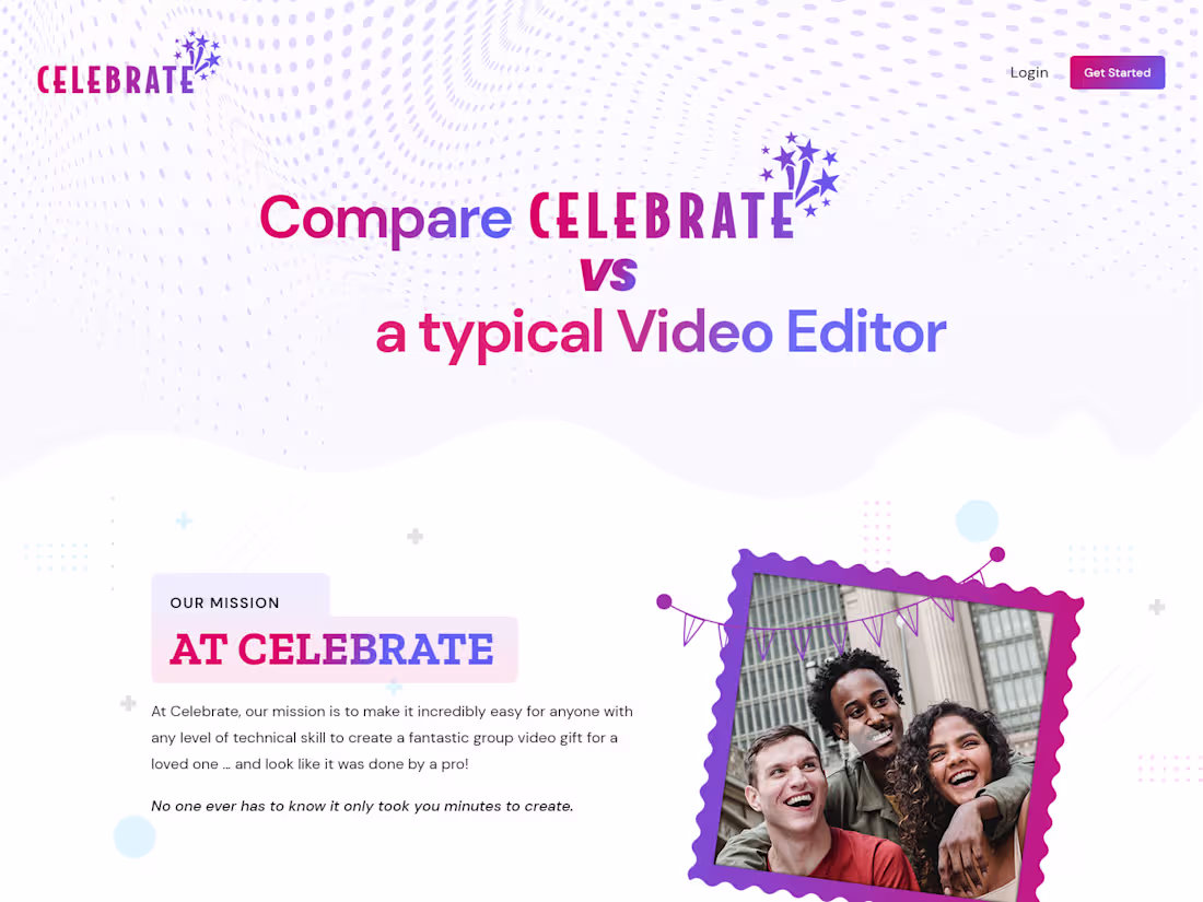 Cover image for Celebrate | Create Gift Video