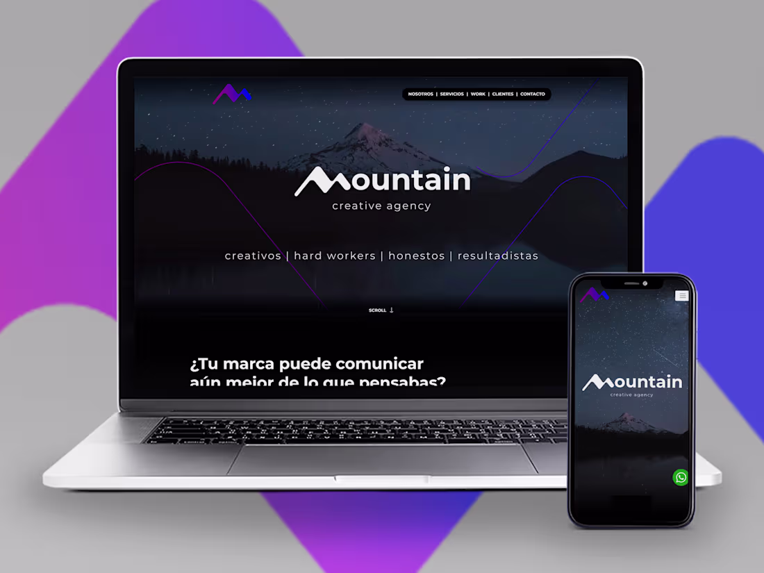 Cover image for Mountain Agency | Responsive Web Development