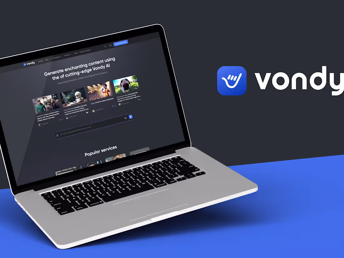 Cover image for Vondy (AI-powered Web application)