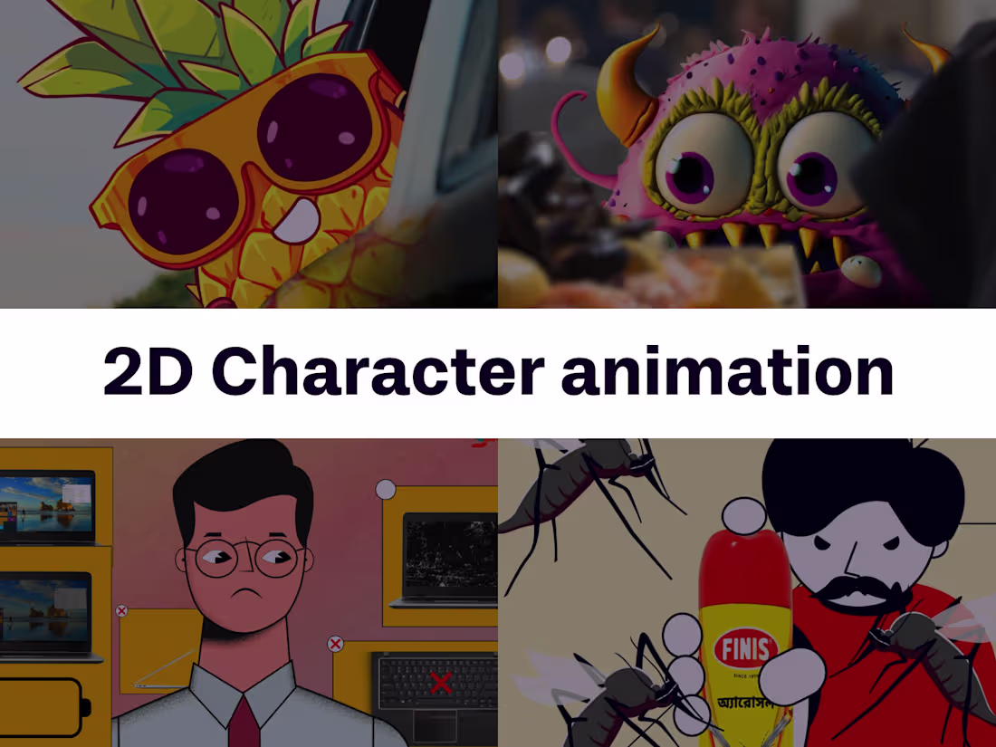 Cover image for 2D Character Animation for Explainers, Ads & Social Content