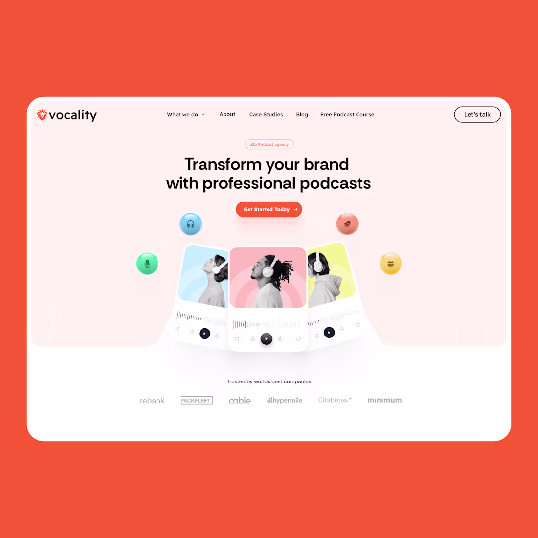 Cover image for 🎙️ Podcast Website Hero Design 🎨