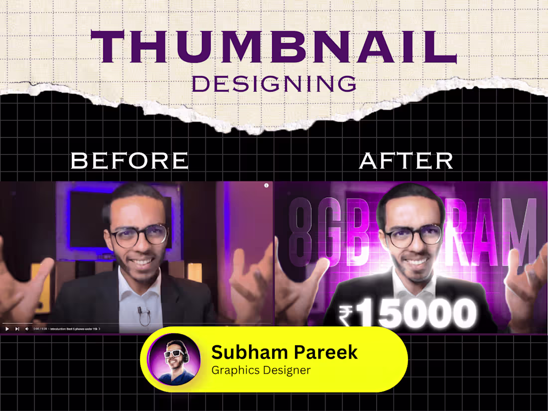 Cover image for 5 Attention-Grabbing YouTube Thumbnail Designing