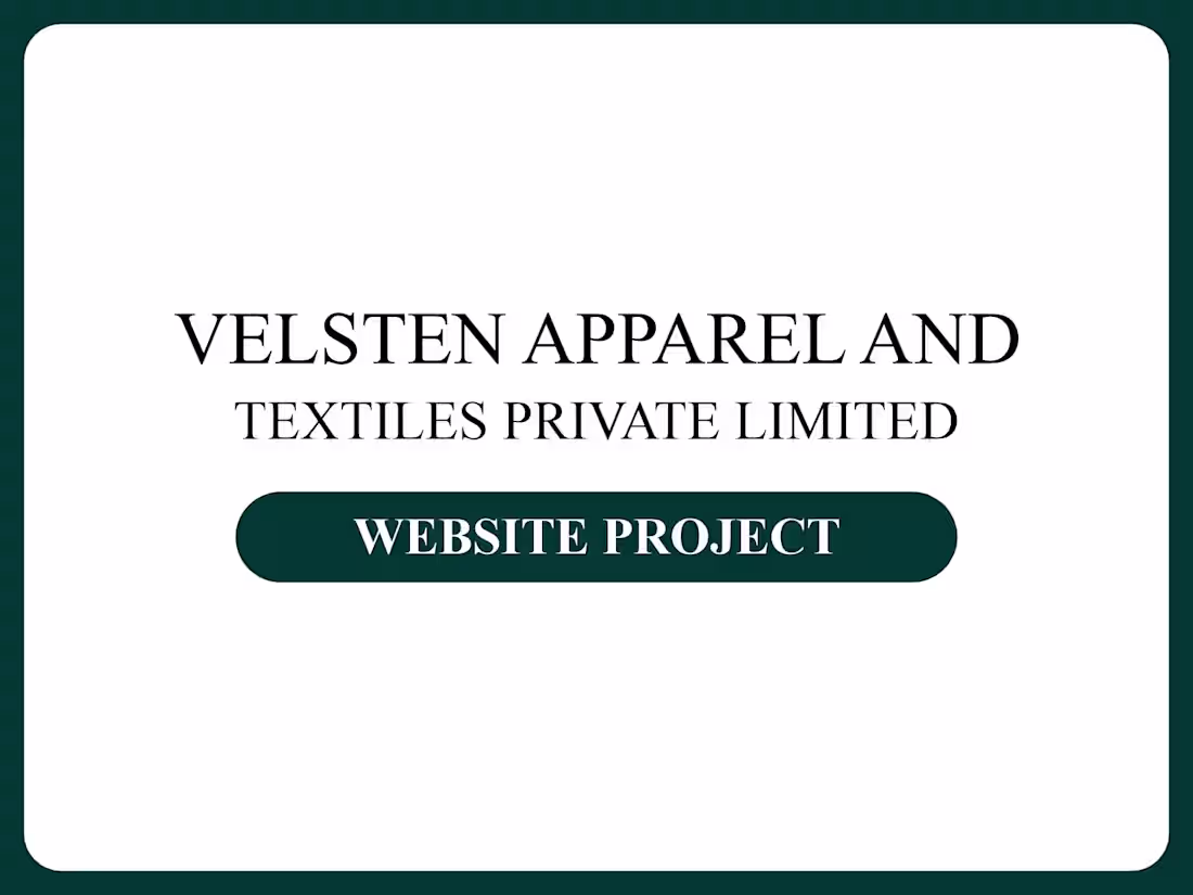 Cover image for Website Development Project