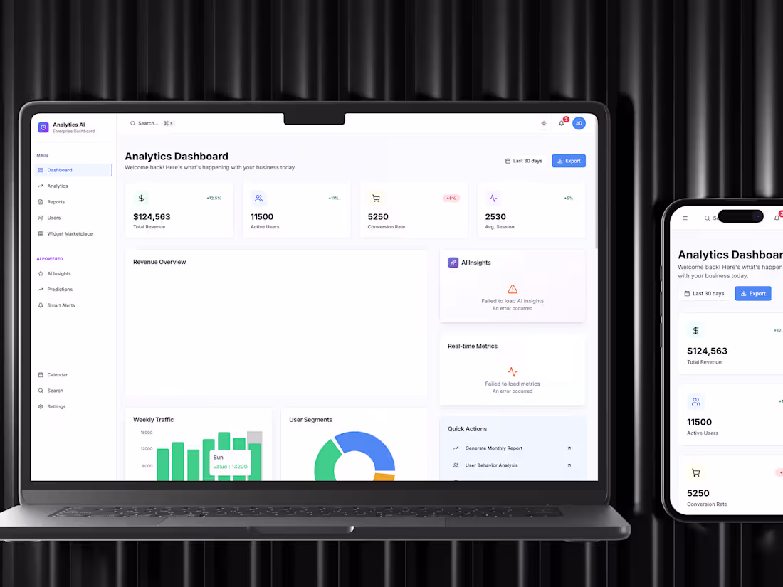 Cover image for Data Flow Prime // Analytics Dashboard Development