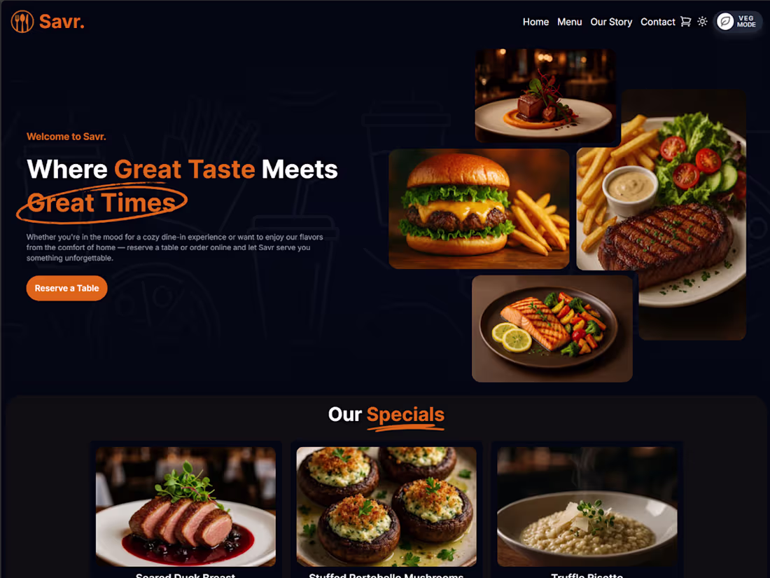 Cover image for Restaurant Food Ordering site