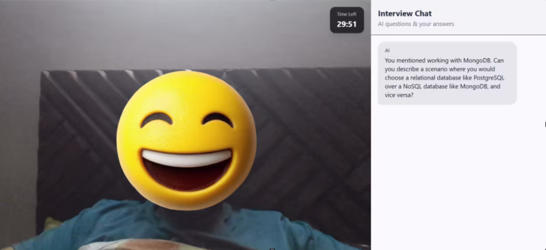 Cover image for Worked on an AI Interview