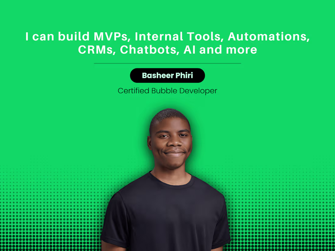 Cover image for Bring your idea to life with no-code in less than 4 weeks