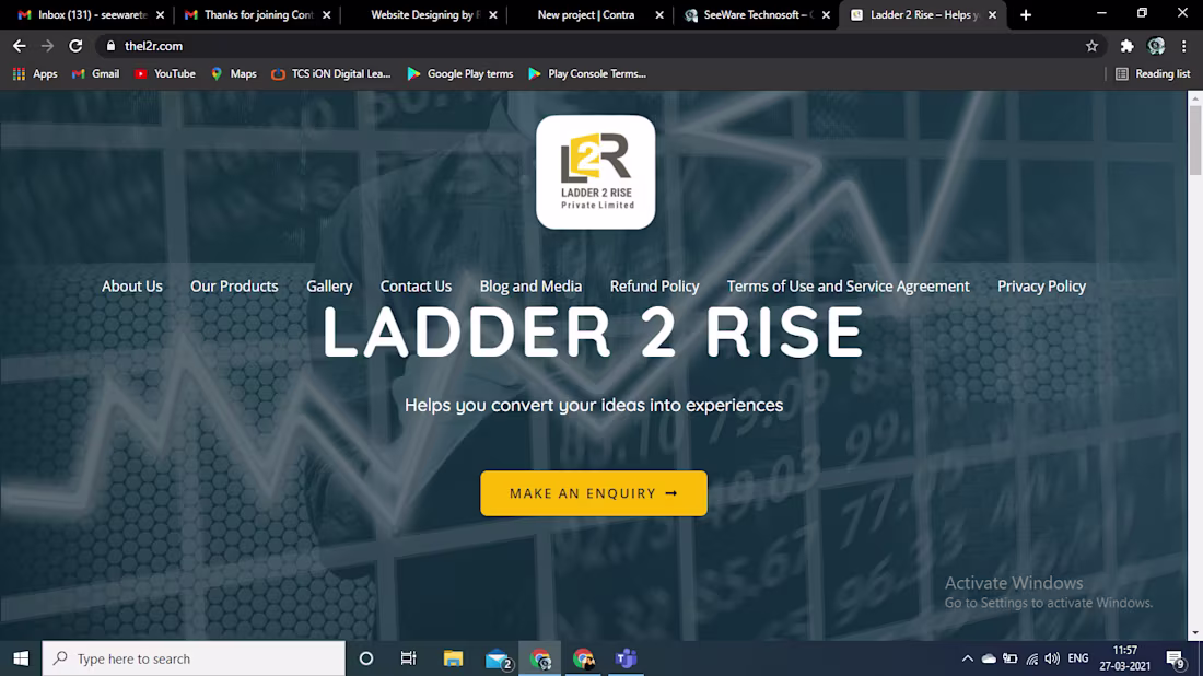 Cover image for Companay Website Design