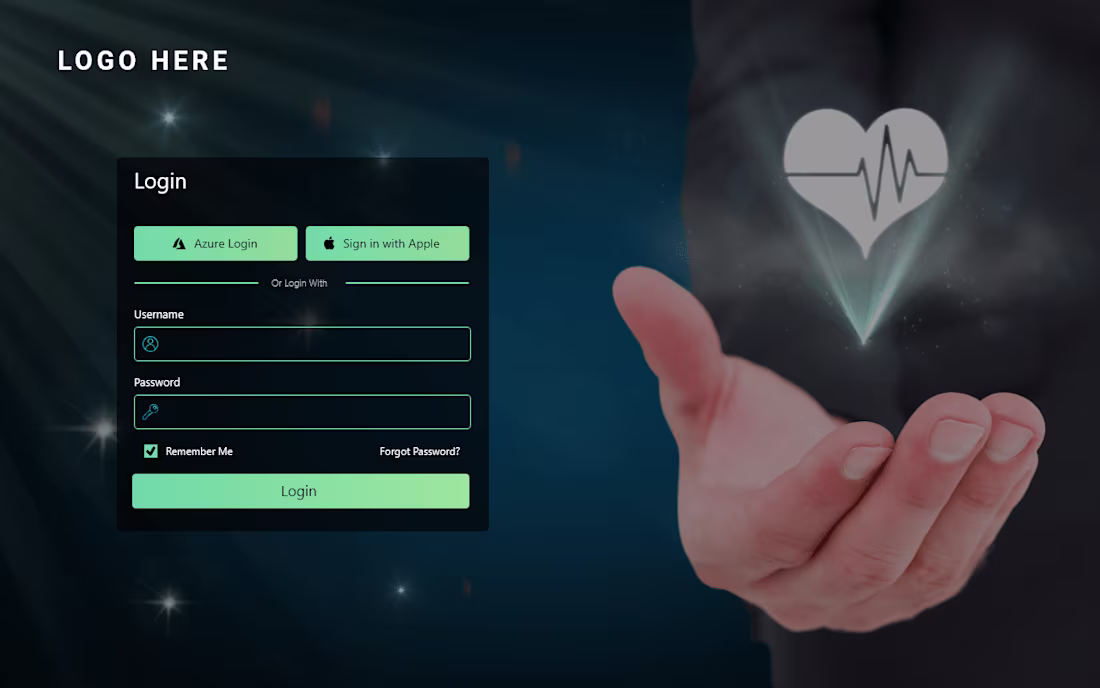 Cover image for Medical Login Screen