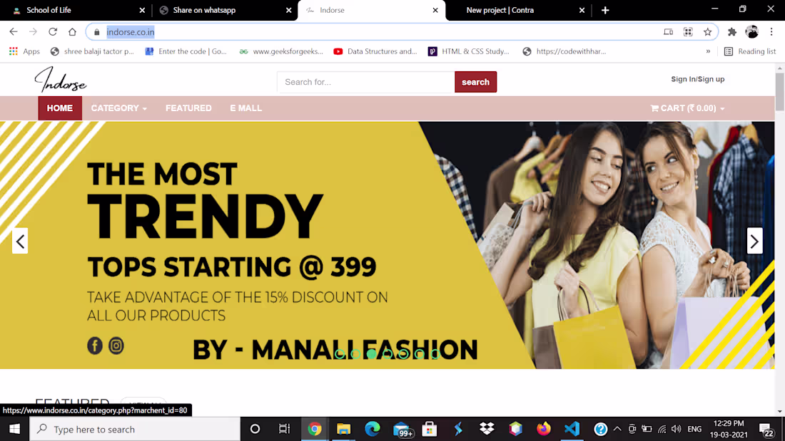 Cover image for indorse