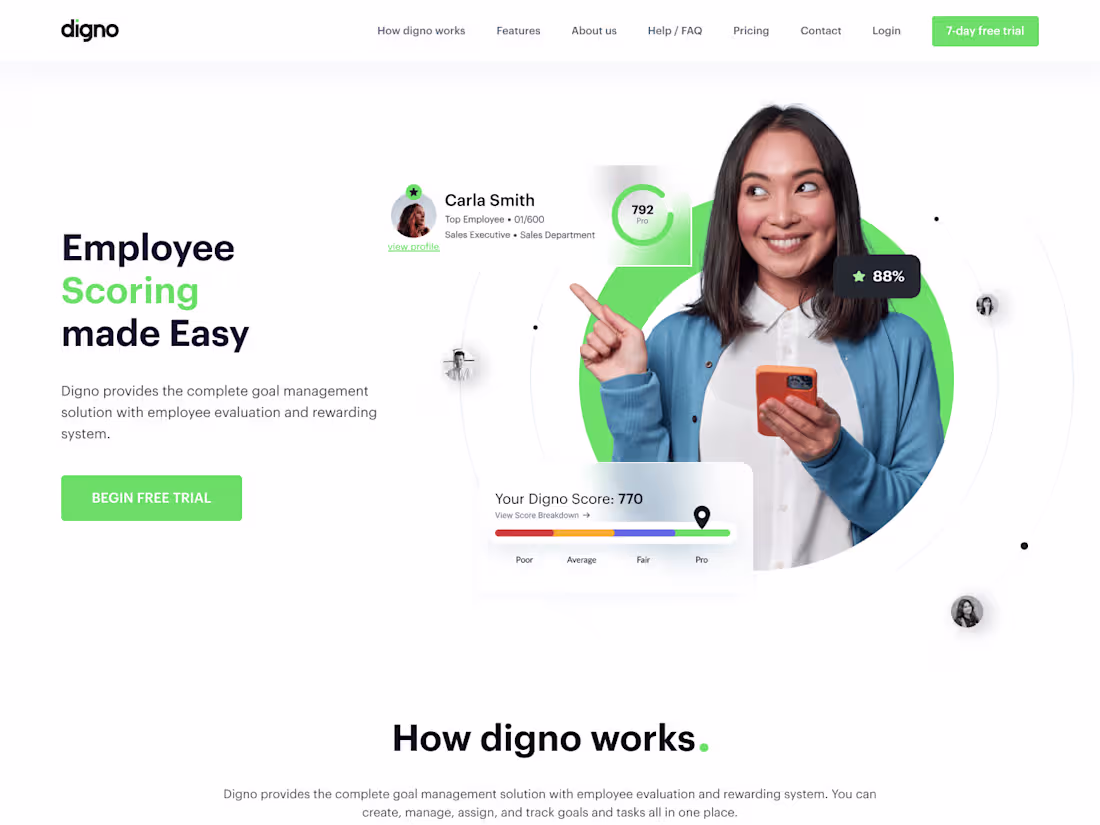 Cover image for AI Based Employee Scoring & Reward Management System :: Behance