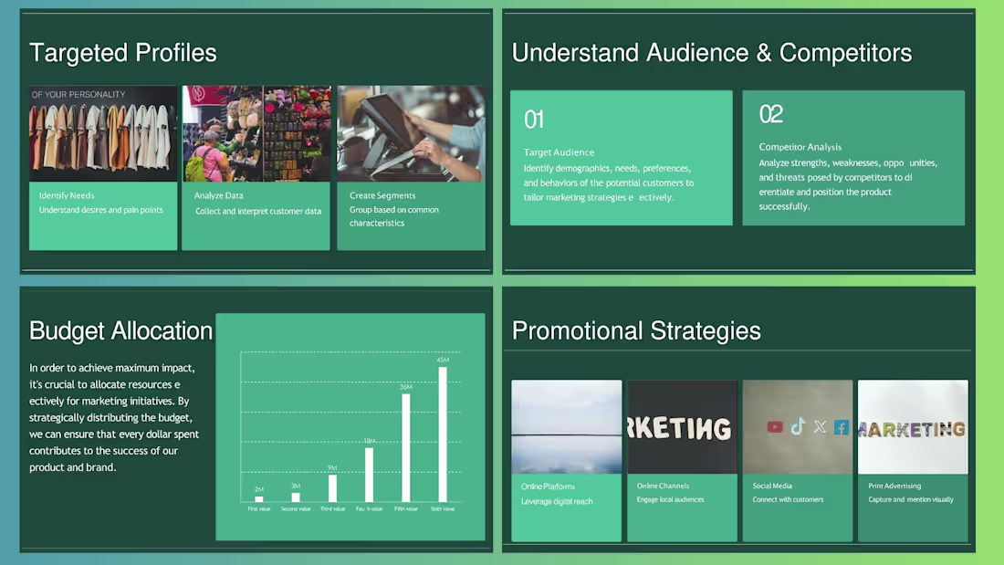 Cover image for Marketing Presentation