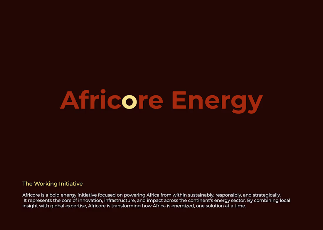 Cover image for Africore Energy
