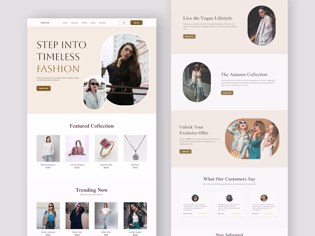 Cover image for UI UX Design for E-Commerce websites, Finance websites
