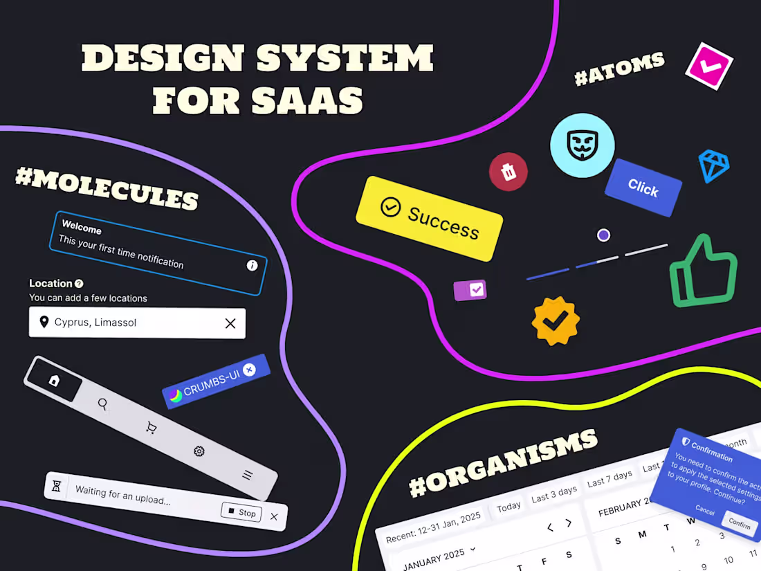 Cover image for Design System for SaaS (Figma → Dev-ready)