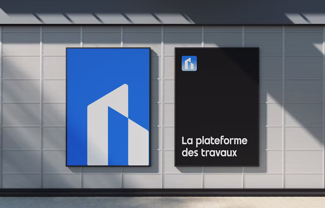 Cover image for La plateforme des travaux - VIsuel identity