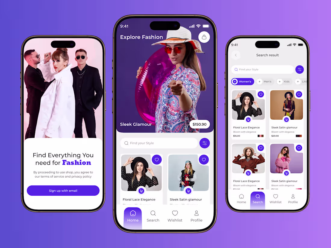 Cover image for Fashion Shopping App Design