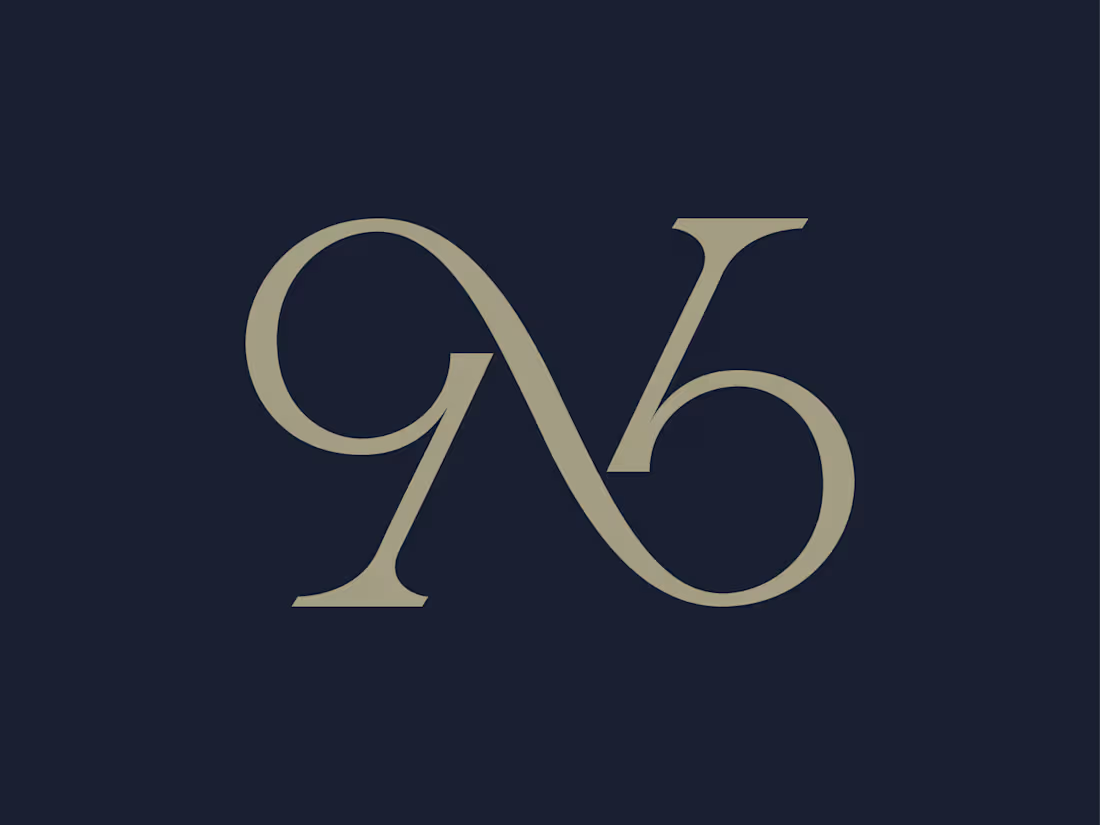 Cover image for Infinity N Letter Monogram