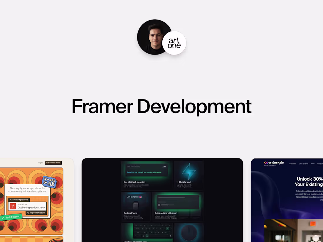 Cover image for Framer Development