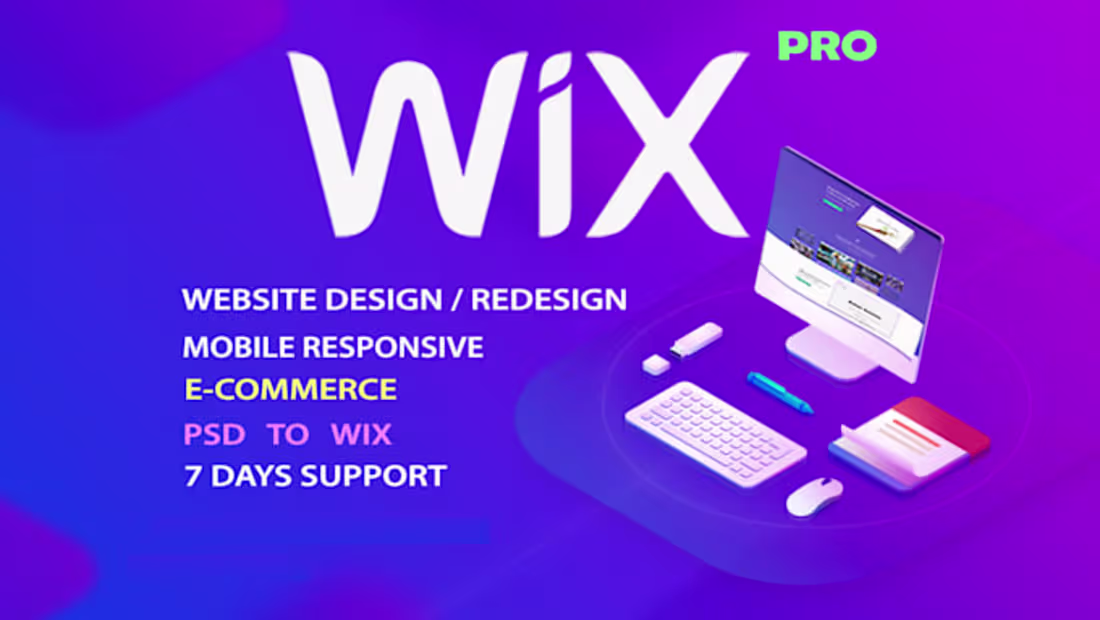 Cover image for I wil build design or redesign a professional Wix Website 