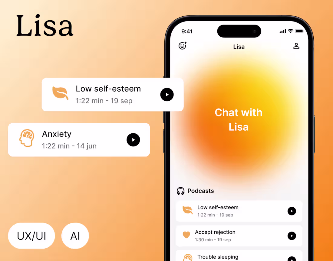 Cover image for Lisa | UX/UI Design | AI