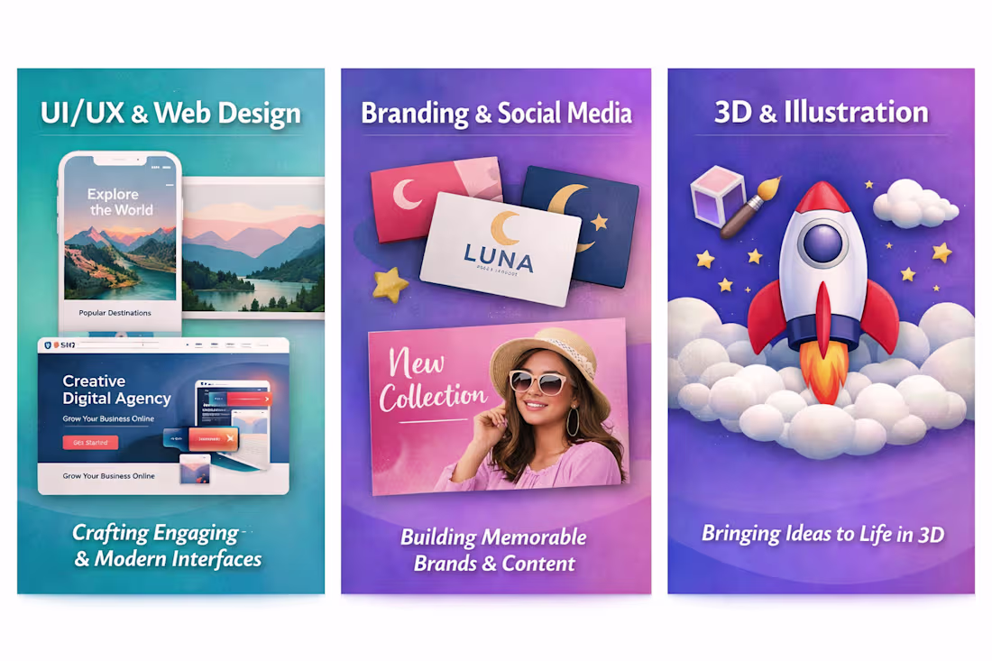 Cover image for I’m a multidisciplinary designer who