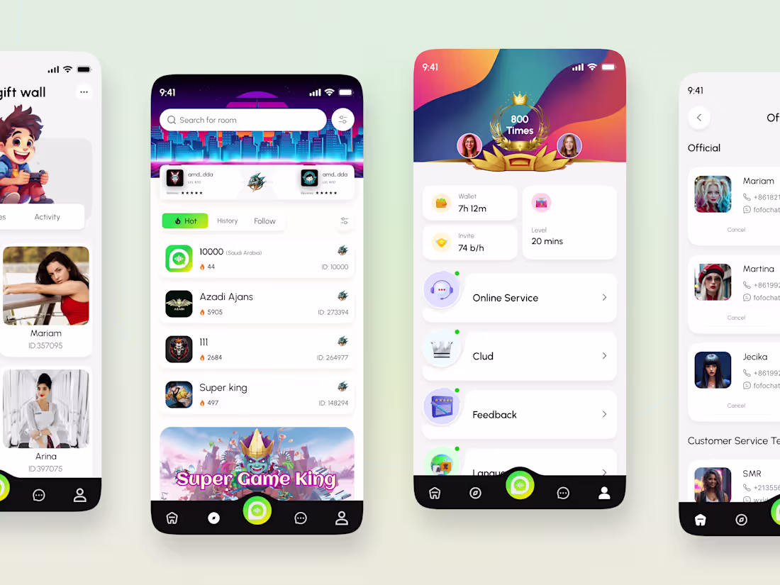 Cover image for Here is my AI Voice Chat Room App UI Redesign Feel free to g...