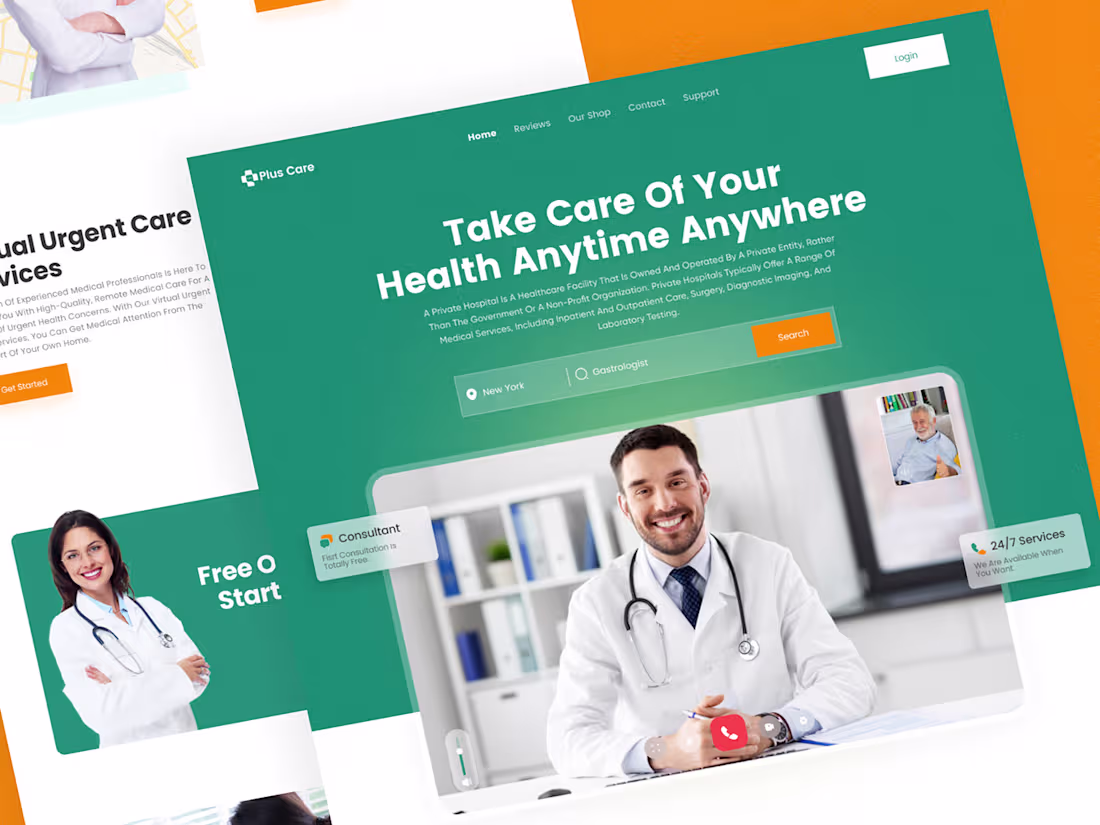 Cover image for Doctor Consultation Website