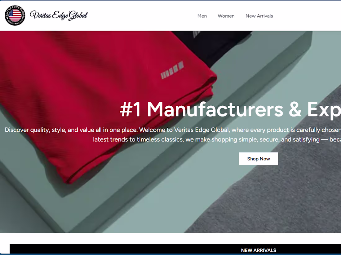 Cover image for Veritas Edge Global (Business Portfolio Web Application)