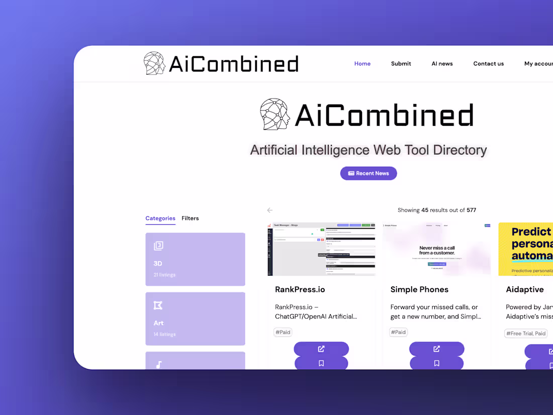 Cover image for Directory Website | Ai