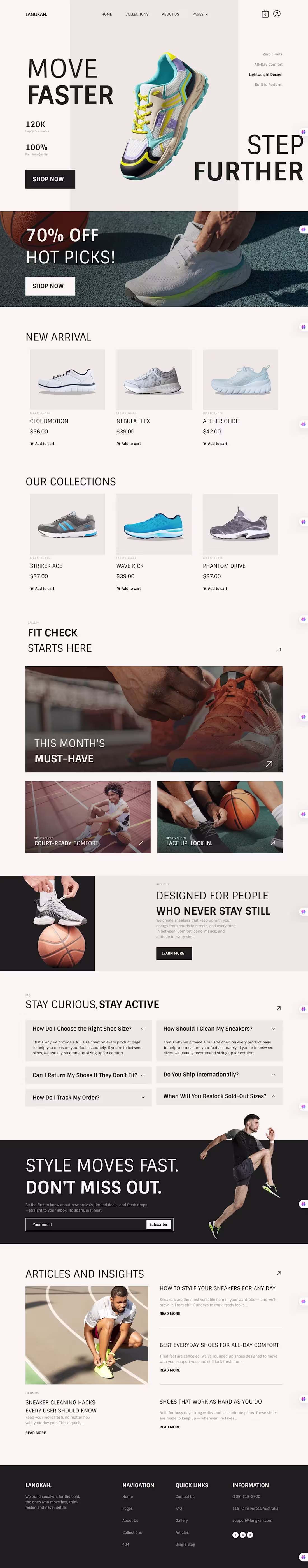 Cover image for A modern shoe shop design built to highlight style comfort a...