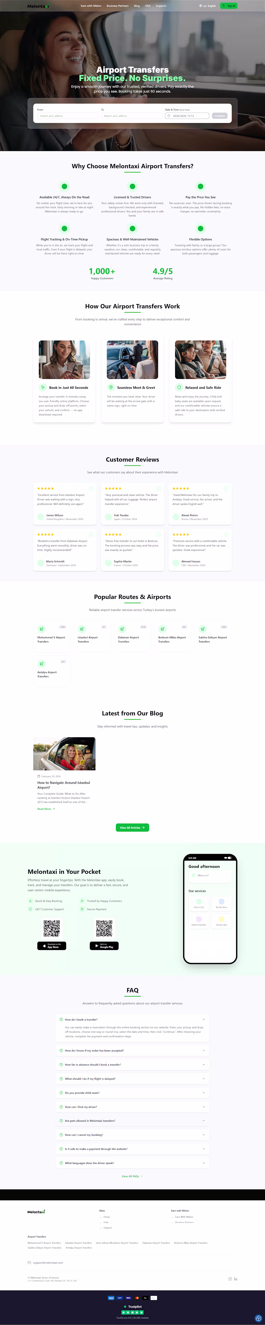 Cover image for Built a taxi booking website