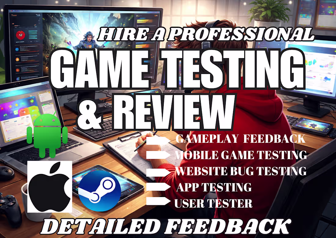Cover image for Game Tester and review feel