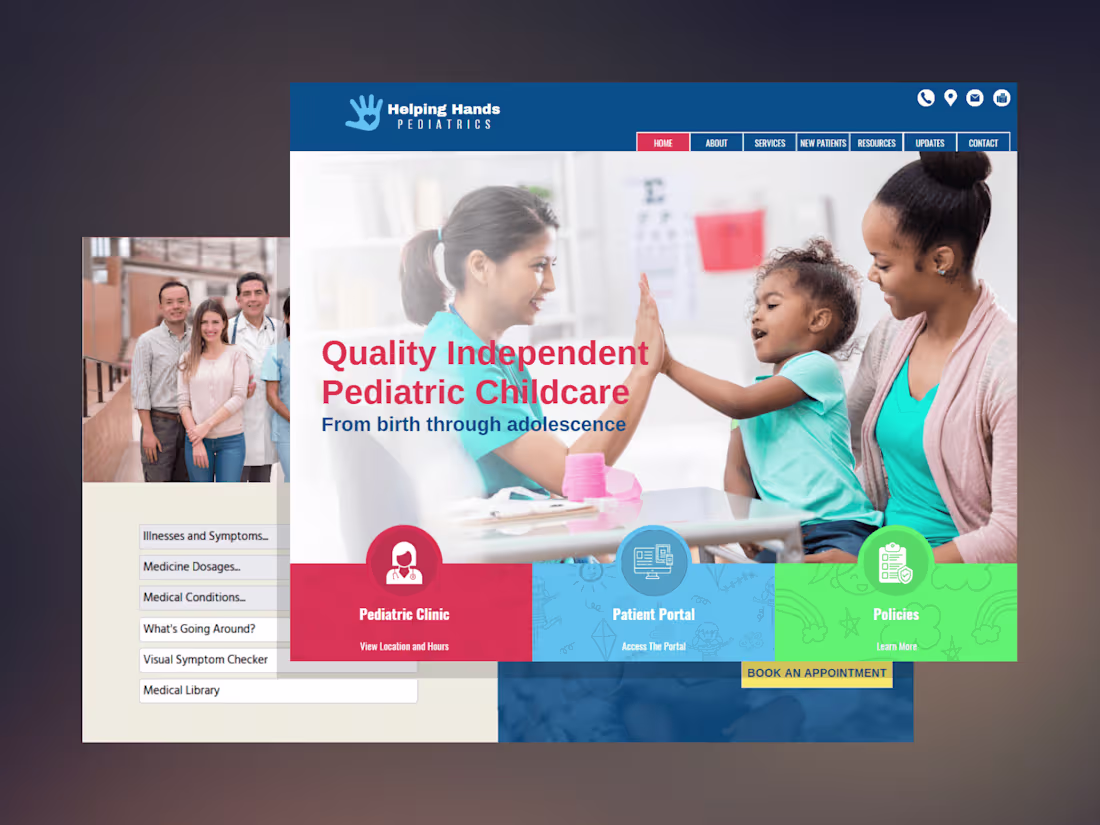 Cover image for Helping Hands Pediatric