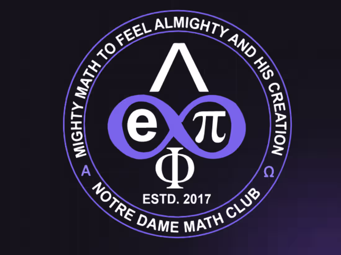 Cover image for Notre Dame Math Club Website