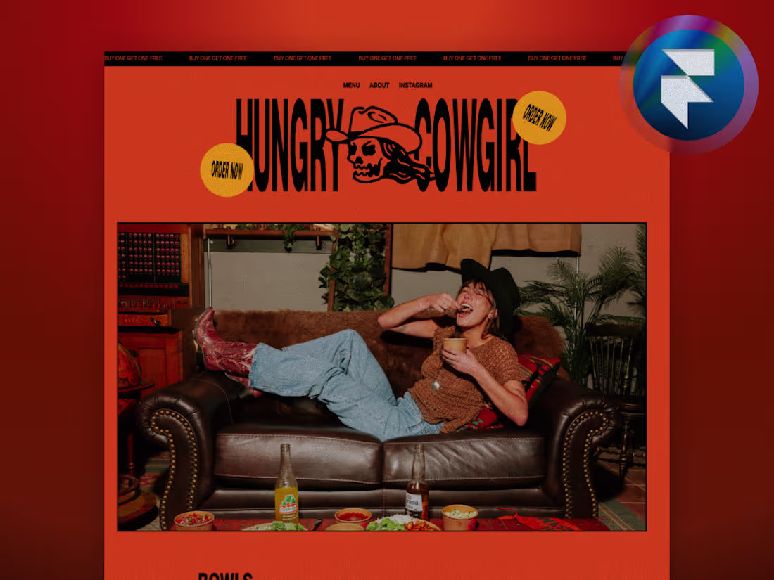 Cover image for Hungry Cowgirl Website