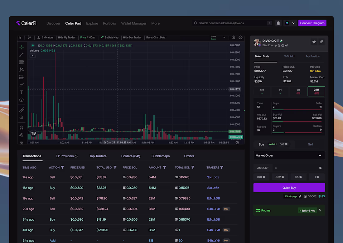 Cover image for Seamless User Experience for CelerFi