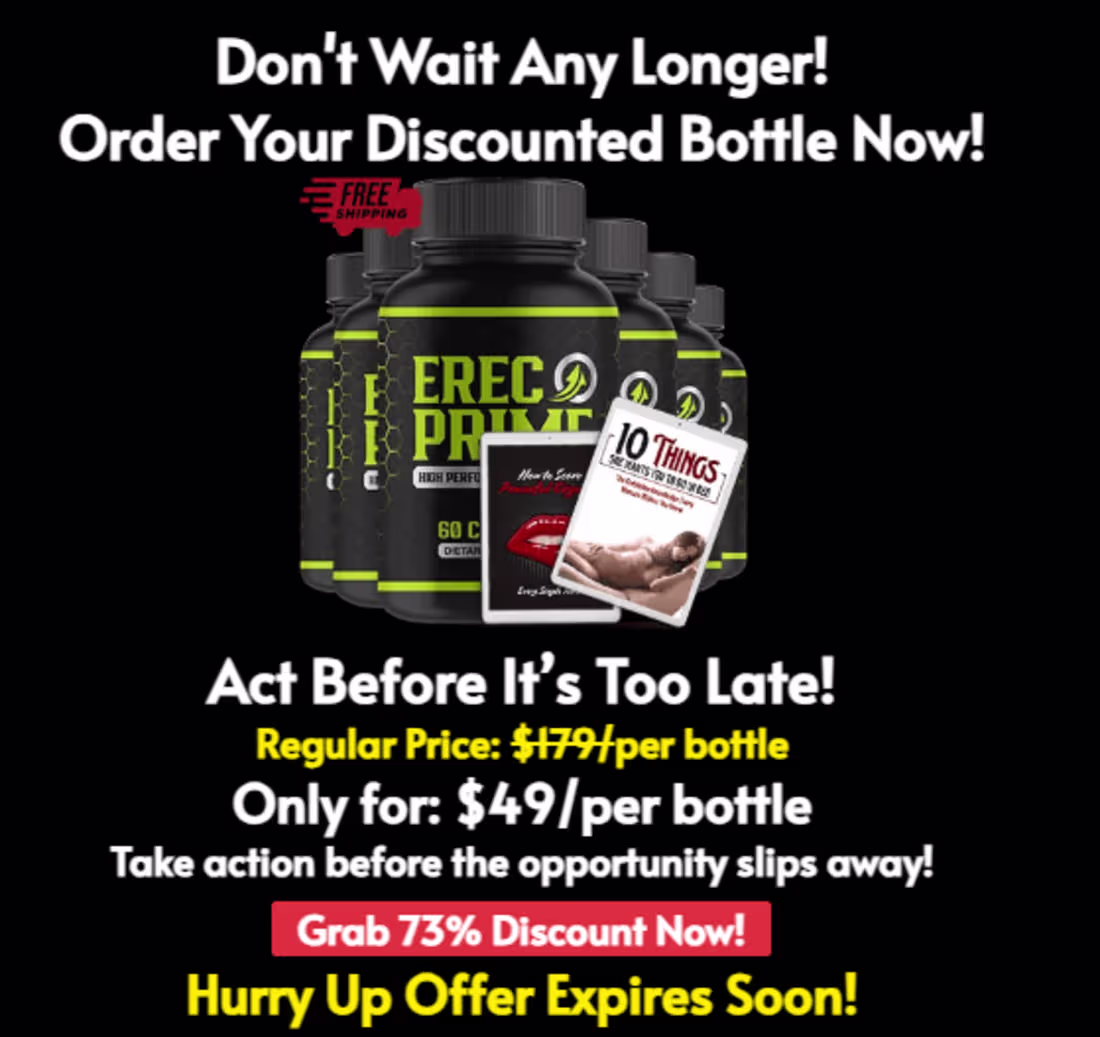 Cover image for  Ignite Your Passion with ErecPrime Male Enhancement! 🔥