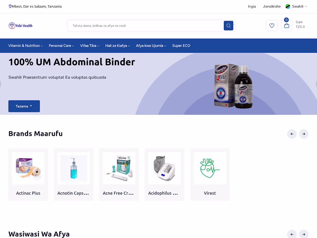 Cover image for Home - YebiHealth