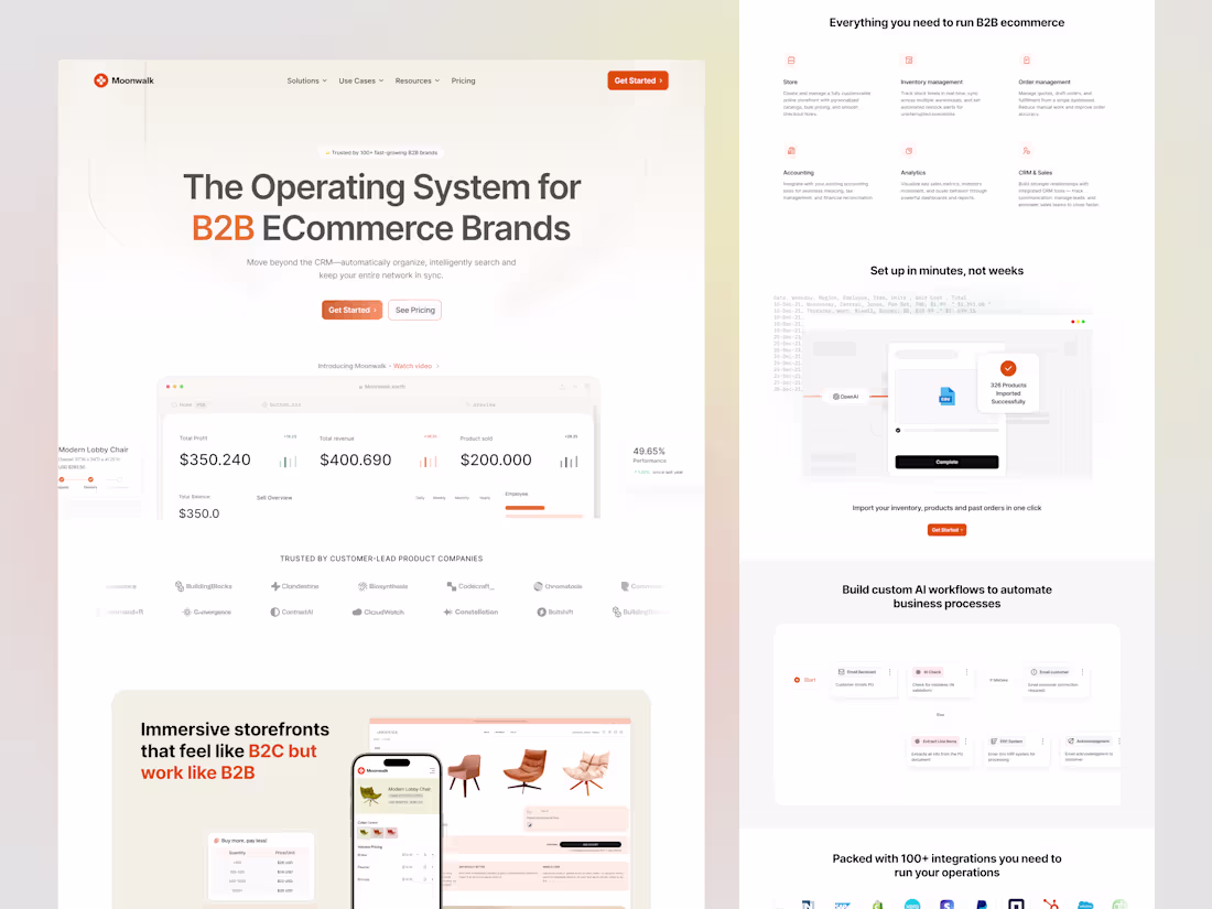 Cover image for Moonwalk — B2B eCommerce &