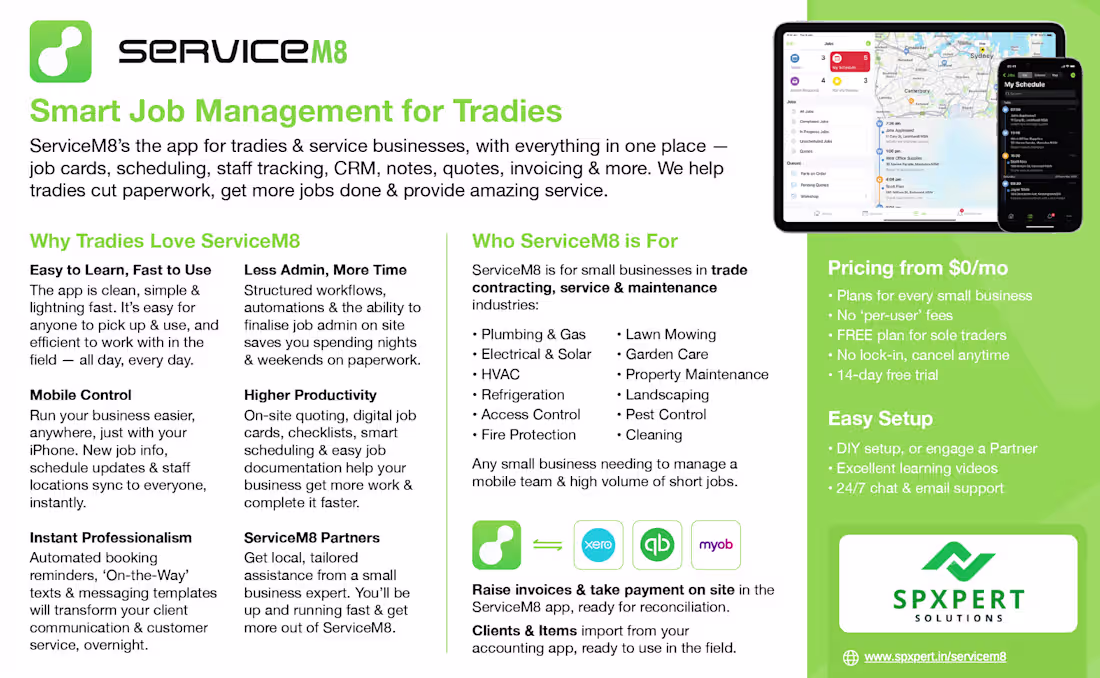 Cover image for ServiceM8 APIs to sync job