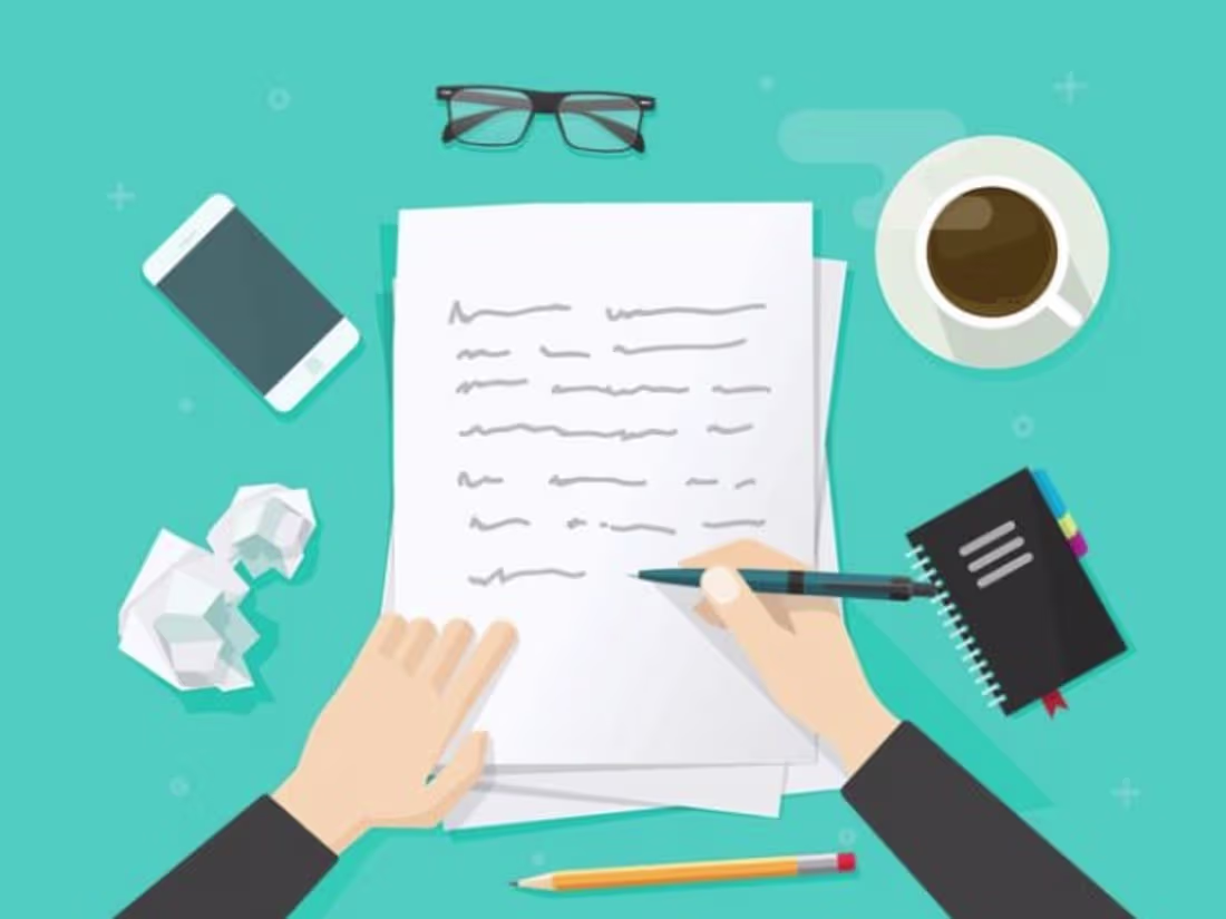 Cover image for Paper writing.