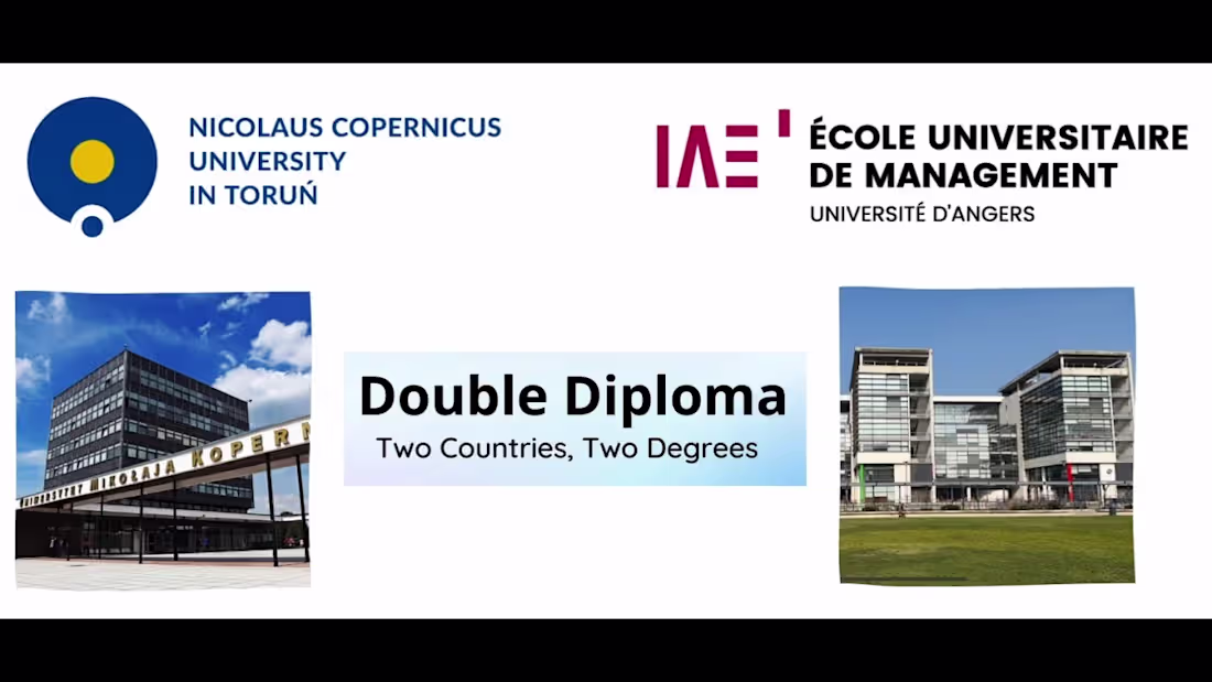 Cover image for Double Diplôme avec la Pologne - YouTube