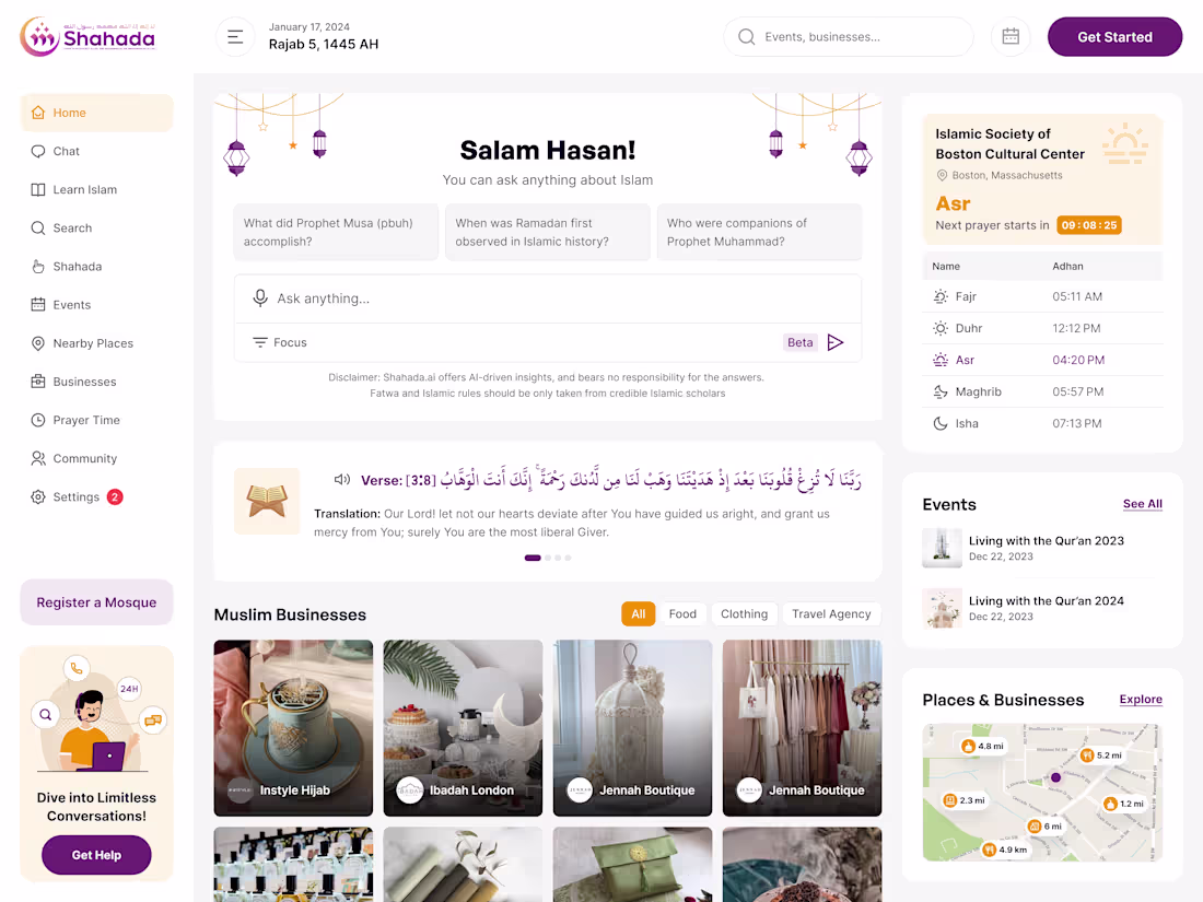 Cover image for AI Powered Islamic Information Agent