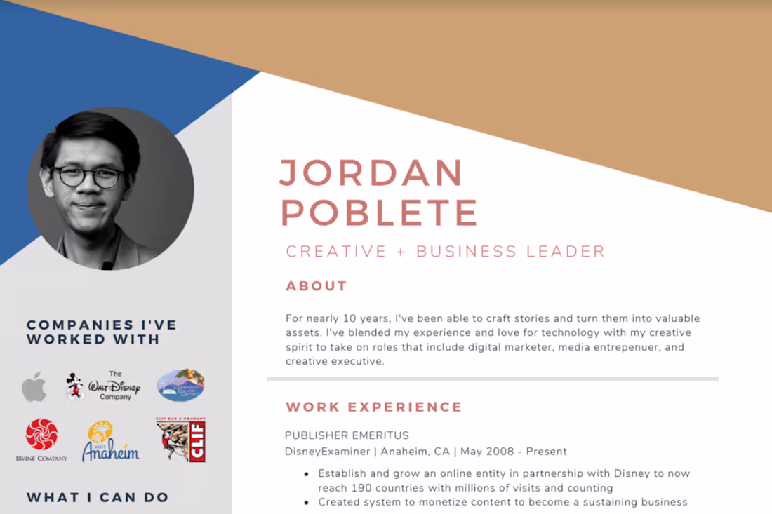 Cover image for Resume