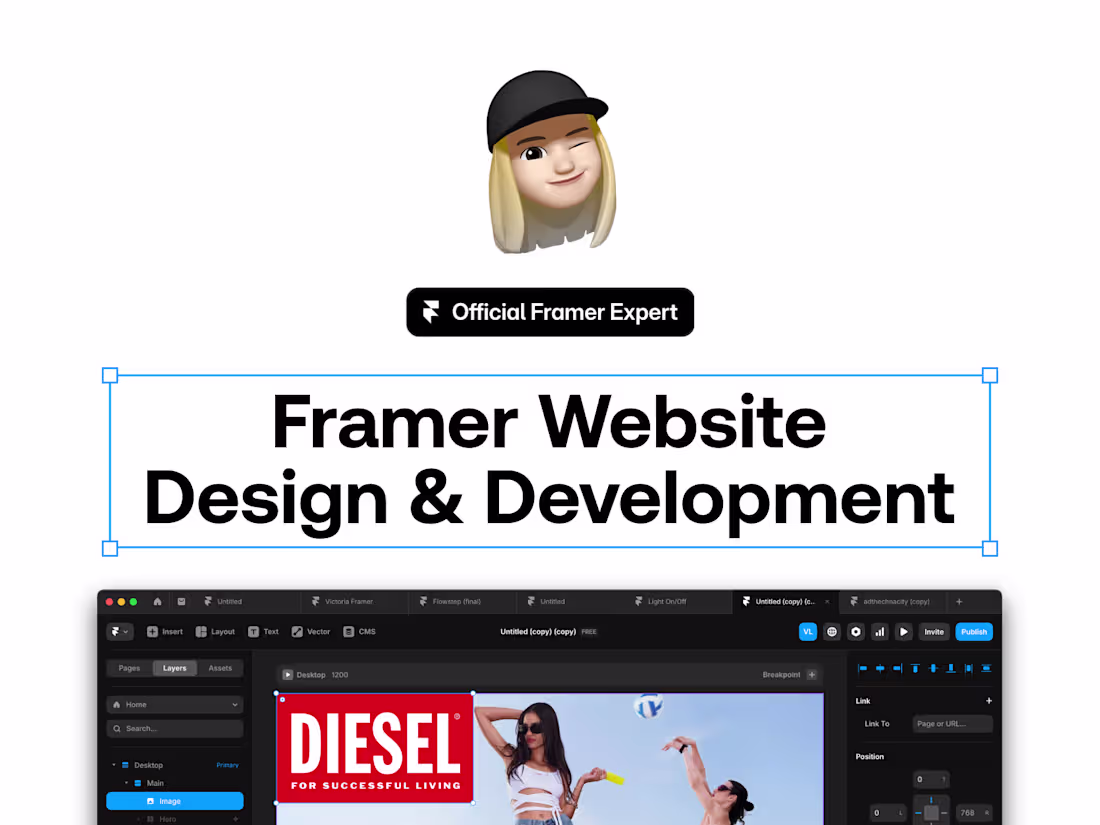 Cover image for Framer • Website Design & Development