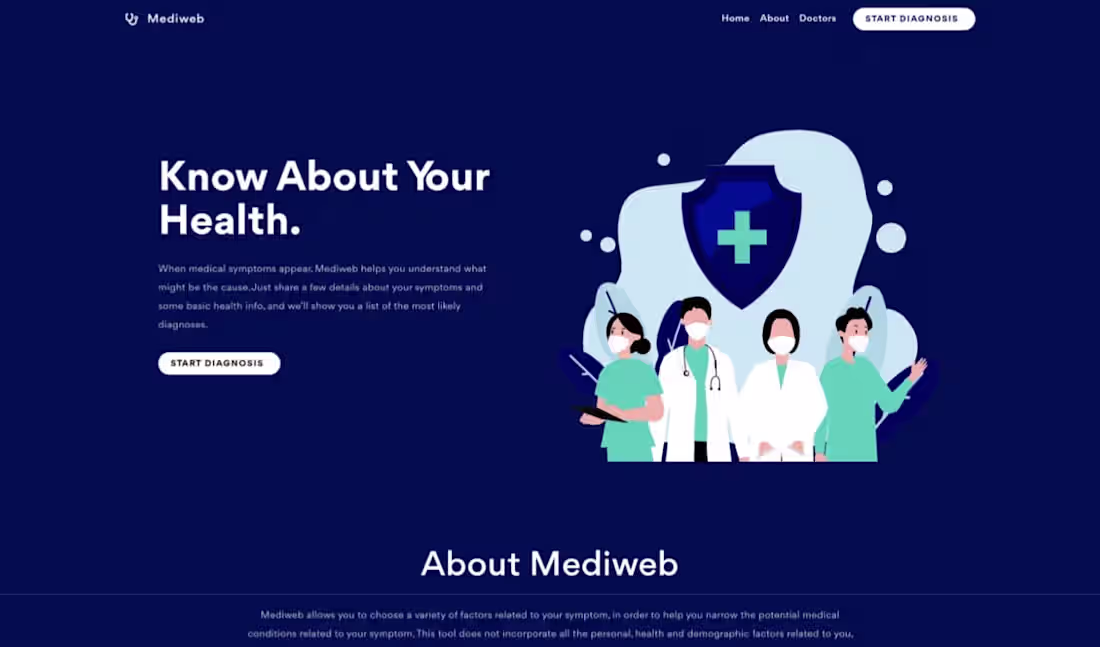 Cover image for Mediweb – Web-Based Medical Diagnostic System