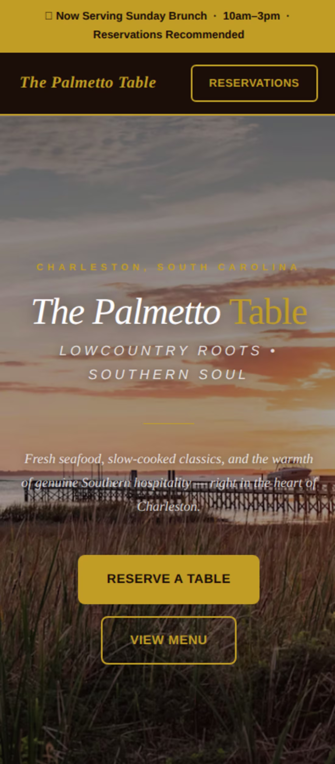 Cover image for The Palmetto Table is a