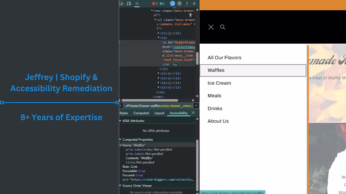 Cover image for Shopify Accessibility Assessment & Remediation