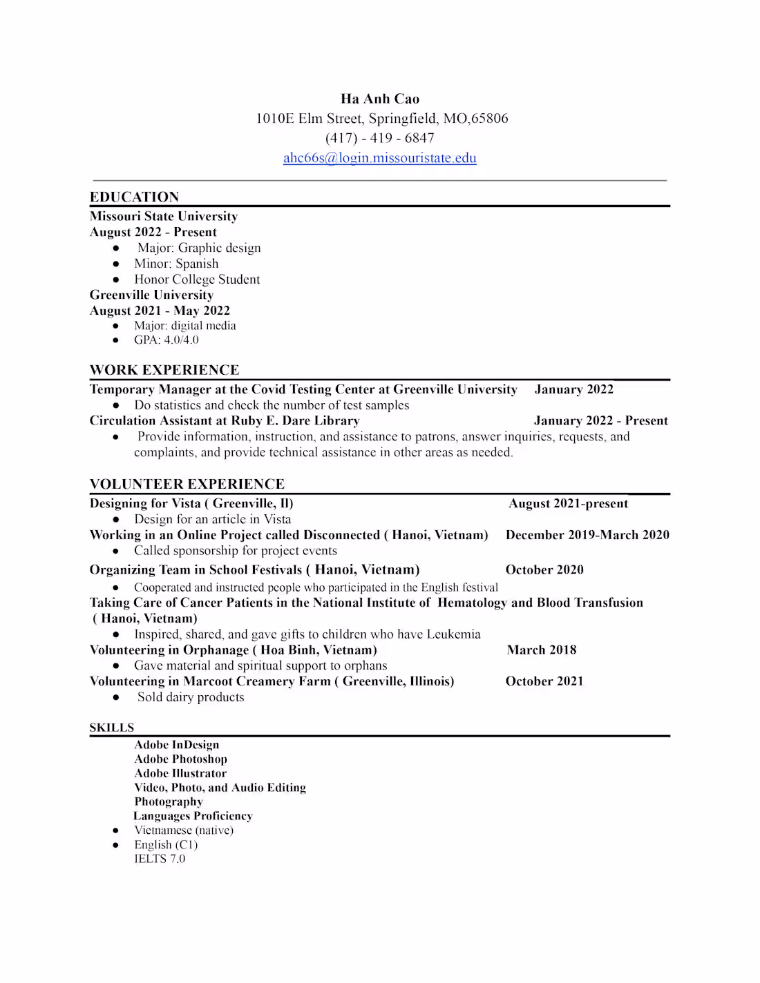 Cover image for Resume